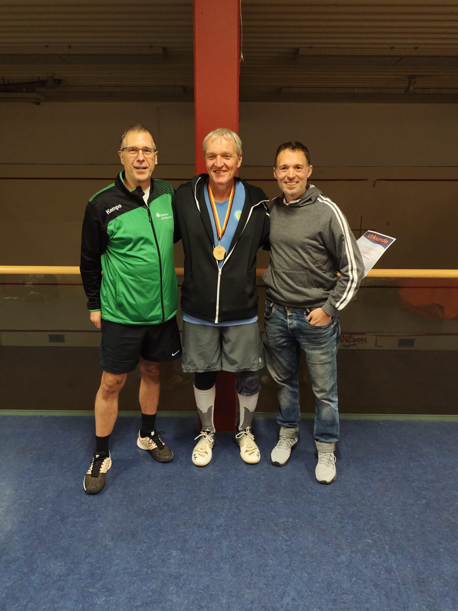 1. Platz Einzel - Volker Sach