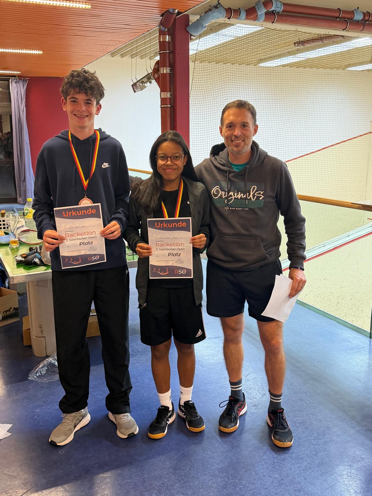 3. Platz Mixed - Ole Schlimmer & Jana Lauber